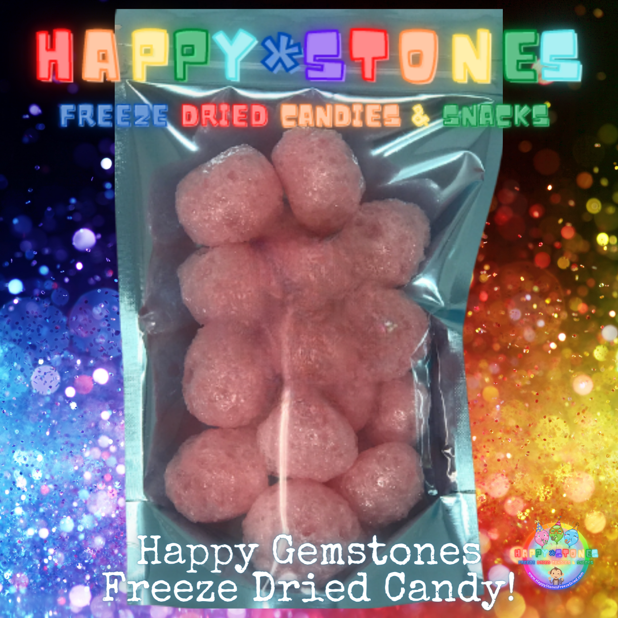 Freeze Dried Candy | HAPPY GEMSTONES | Watermelon