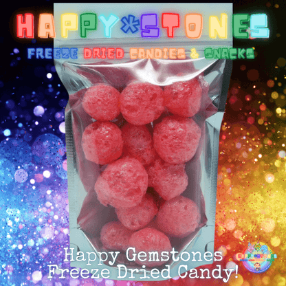 Freeze Dried Candy Happy Gemstones ~ Cherry