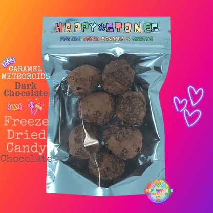 Freeze Dried Chocolate Dark Caramel Meteoroids Candy
