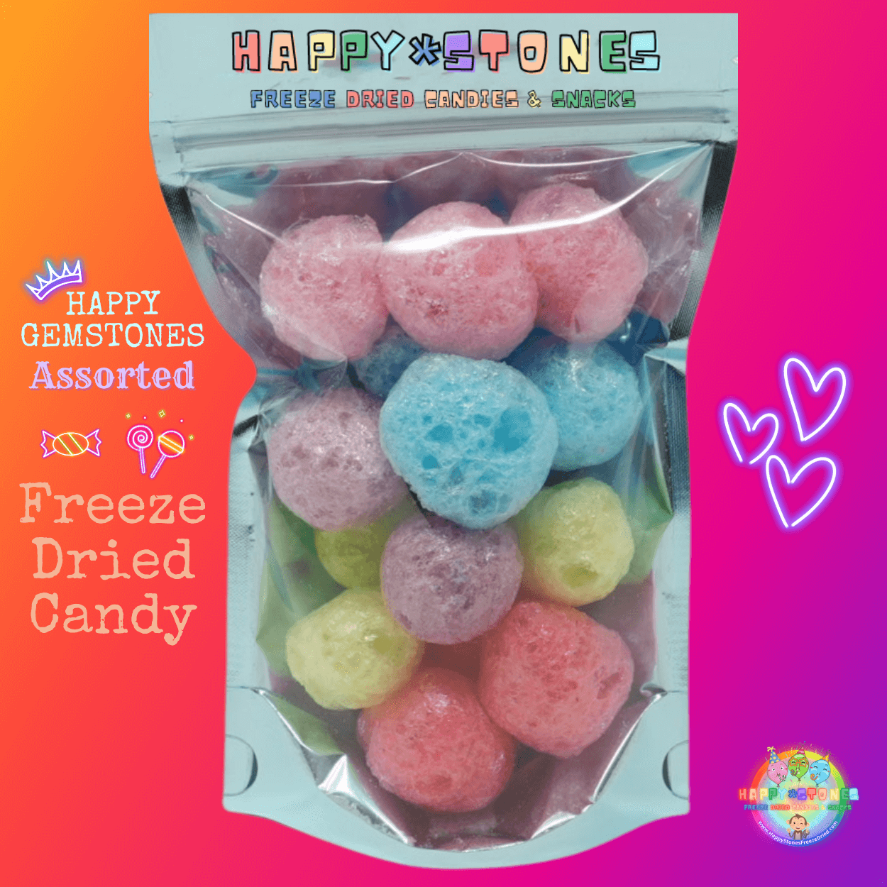 Freeze Dried Candy ~ Jolly Gemstones: ASSORTED