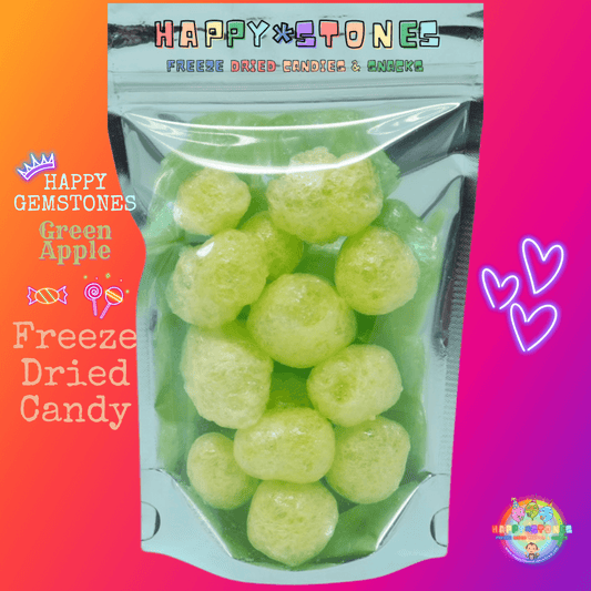 Freeze Dried Candy ~ Happy Gemstones: GREEN APPLE