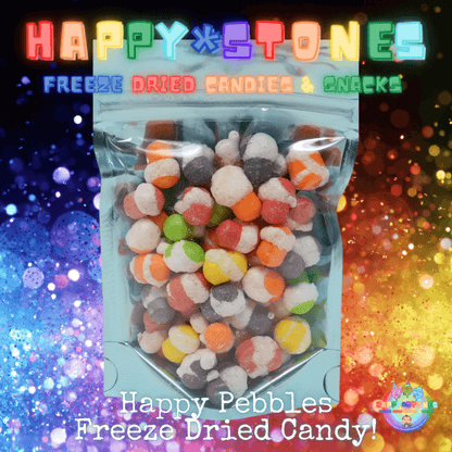 Freeze Dried Candy Mini Happy Pebbles