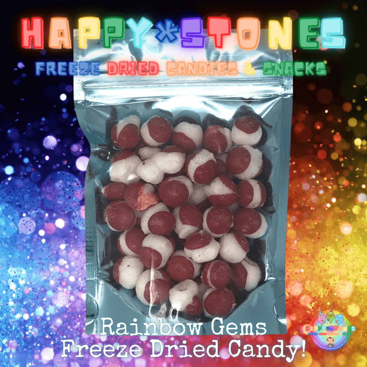 Freeze Dried Candy Rainbow Gems All Red Ones All Strawberry