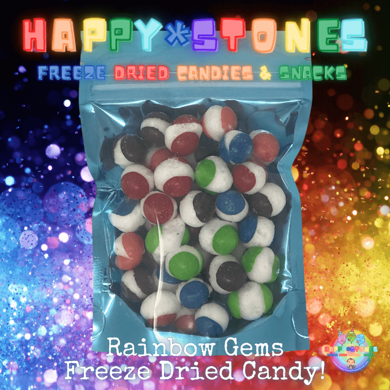 Freeze Dried Candy Wildberry Rainbow Gemstones