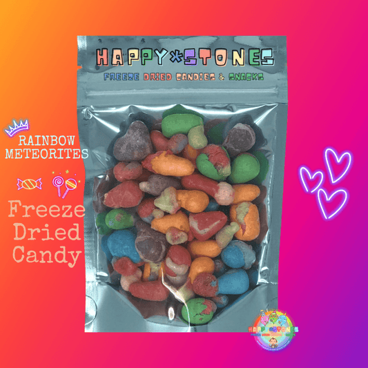 Freeze Dried Candy Rainbow Meteorites Happy Stones Freeze Dried