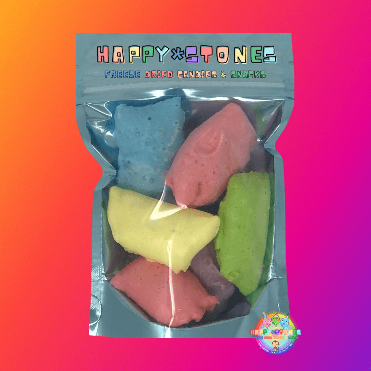 Freeze Dried Taffy Candy Happy Stones Freeze Dried Candy & Snacks