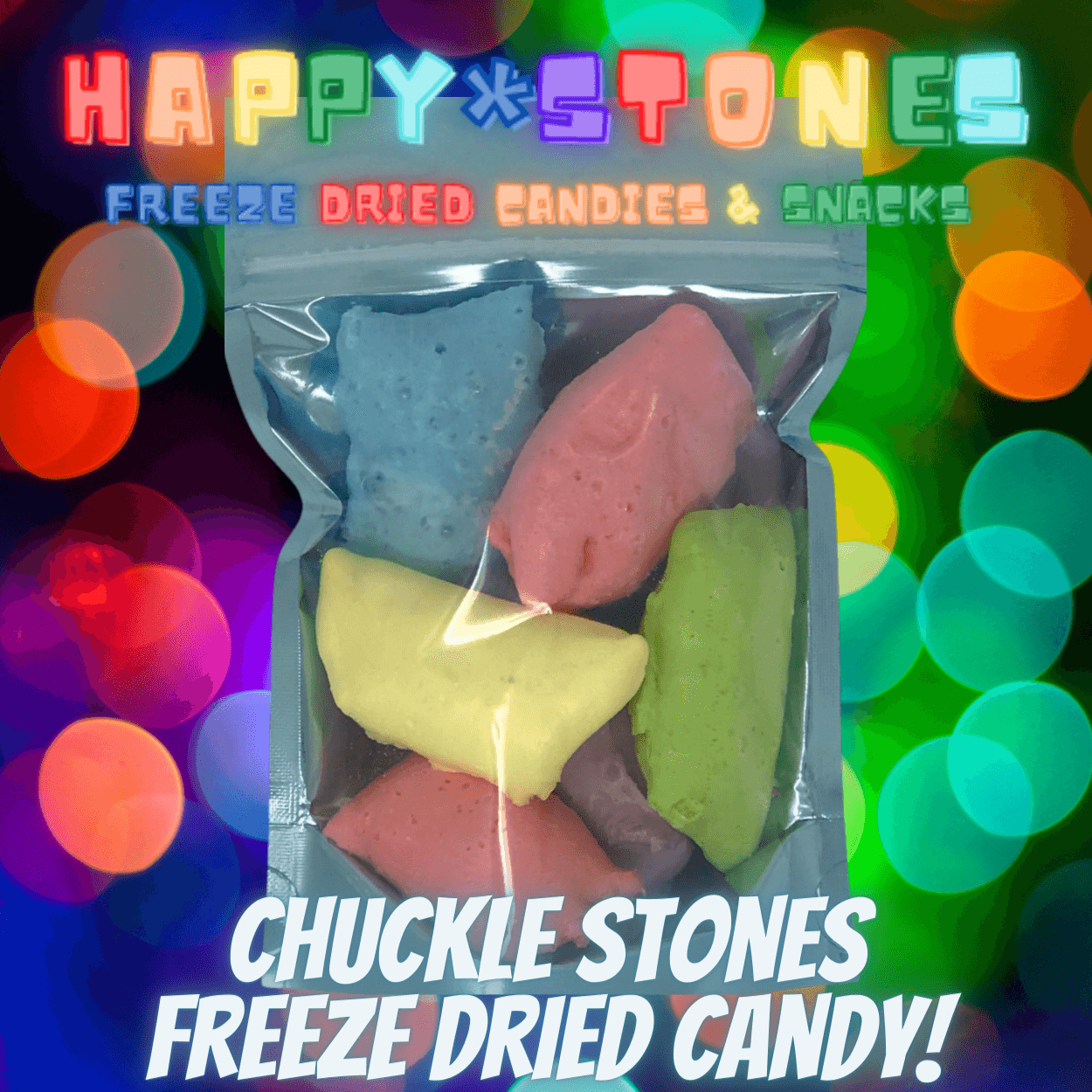 Freeze Dried Taffy Candy Happy Stones Freeze Dried Candy & Snacks