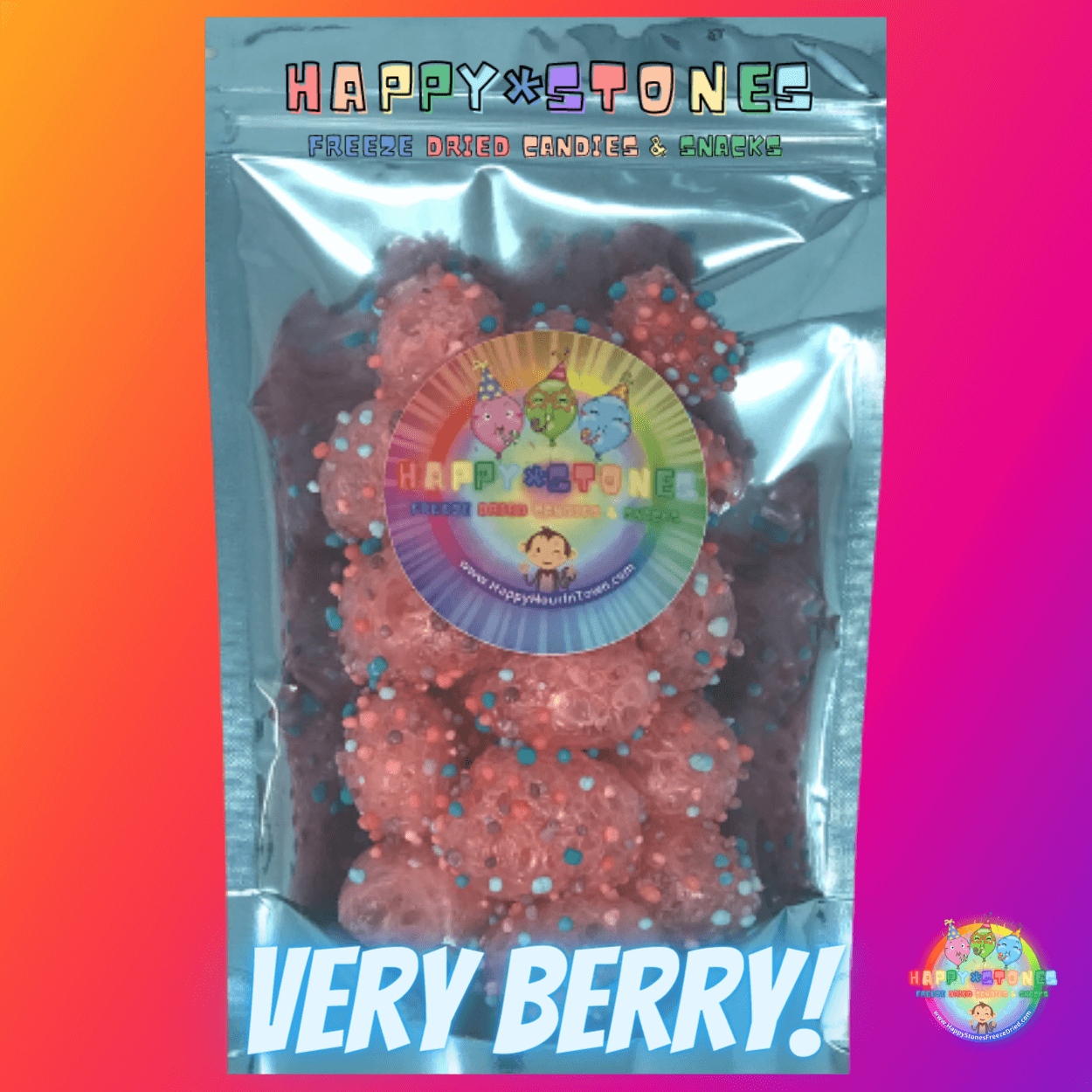 Freeze Dried Nerd Clusters Very Berry Gummy Candy