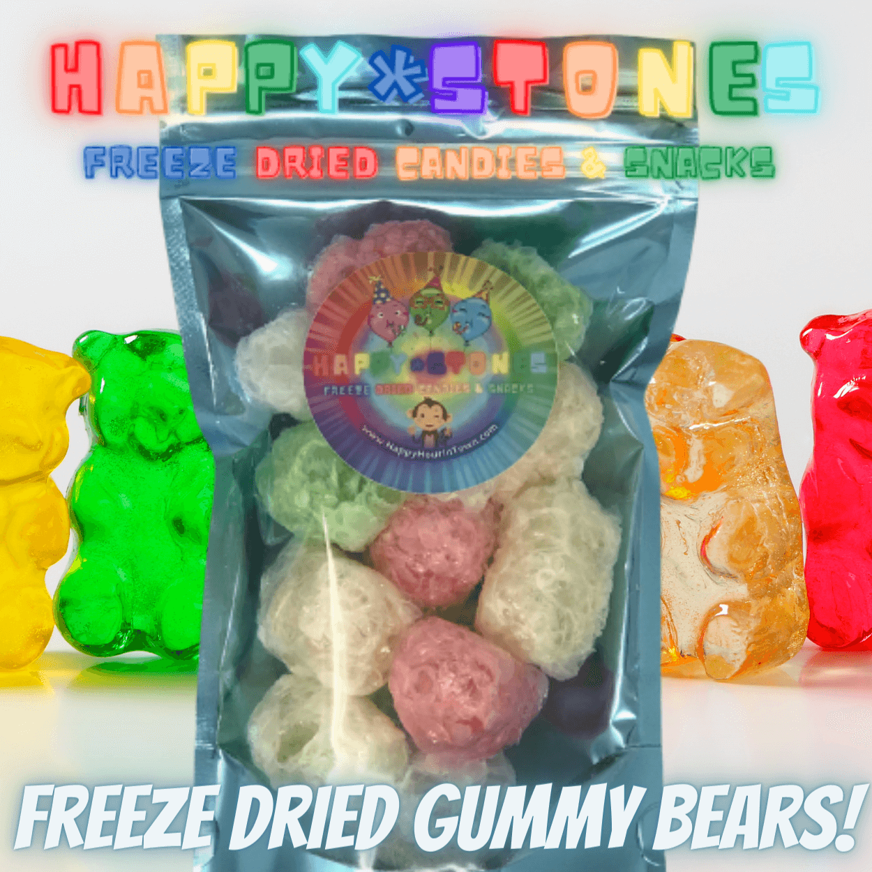 Freeze Dried Gummy Bears Best Freeze Dried Candy Website Buy TikTok Candy
